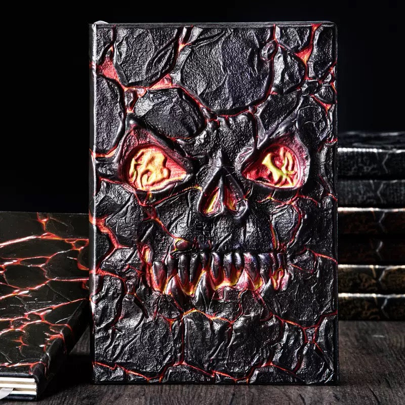 spooky face  notebook