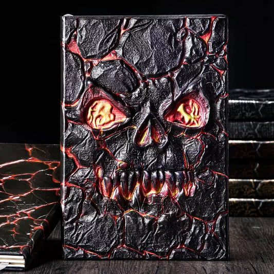 spooky face  notebook