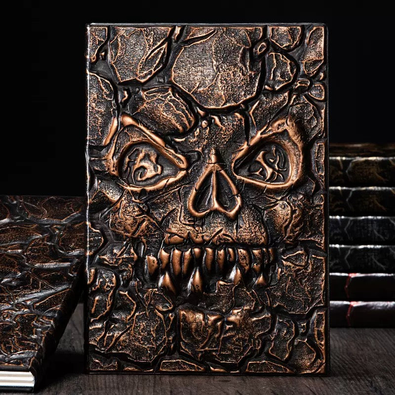 spooky face  notebook