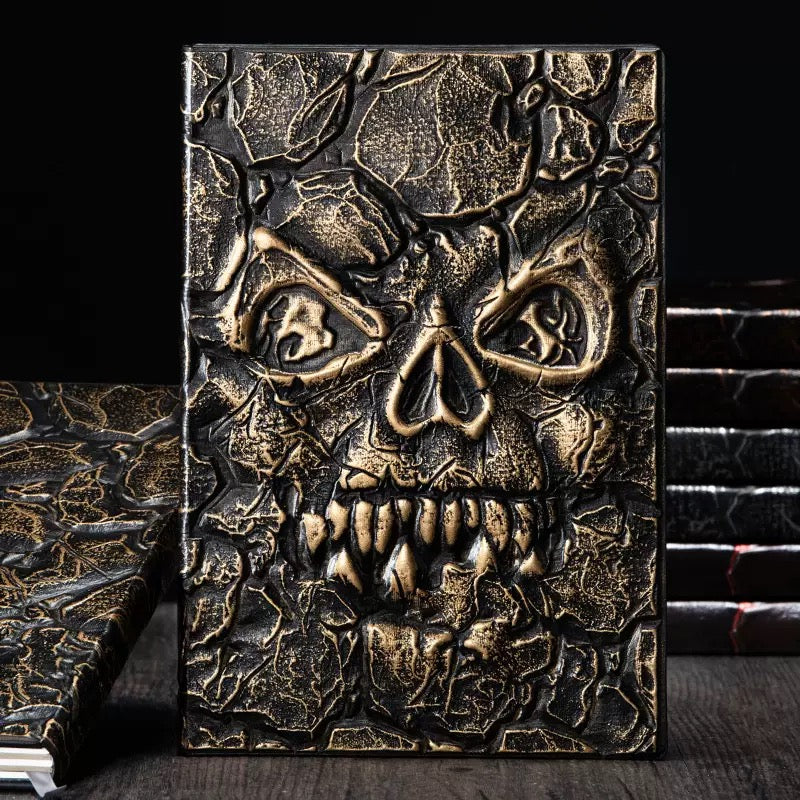 spooky face  notebook